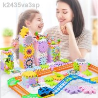 Các loại khối hình điện, đồ chơi xoay bánh răng, bộ xếp hình hạt lớn, bé trai 3-6 hội cũ