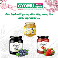 Các loại mứt yuzu, dâu tây, cam, táo quế, việt quất, mứt yuzu 0,4 -1kg- Hàng nội địa Nhật Bản - Gyomu Japan