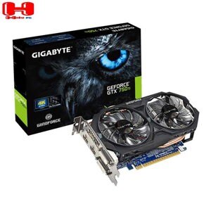 Card đồ họa (VGA Card) Giga GV-N75TOC-2GI - GTX750Ti, GDDR5, 2GB, 128 bit, PCI-E 3.0