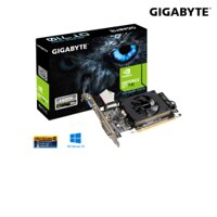 Cạc màn hình Gigabyte GV-N710D3-2GL DDR3 64bit - nVidia GT710/Core 954MHz/Mem 1600MHz/DVI-I+D-Sub+HDMI