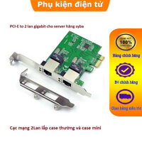Cạc mạng PCI-E sang 2 Lan Gigabit SYBA FG-ENW02C chính hãng