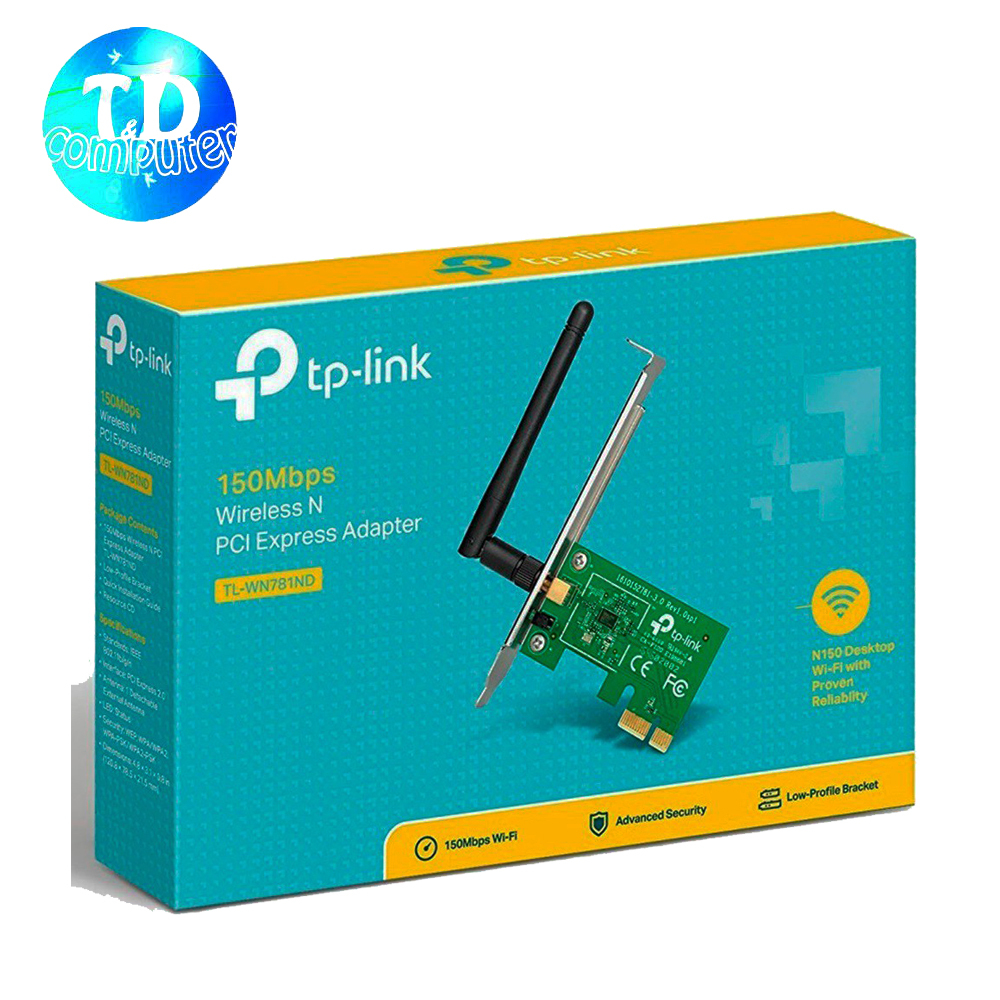 Cạc mạng TP-Link 150Mbits Không dây PCI for PC TL-WN781N/D