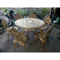 Các Mẫu Bàn Ghế Gang Nhôm Đúc Cao Cấp - BGSV_00005