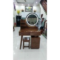 Các mẫu Bàn trang điểm gỗ sồi dài 80cm kèm ghế
