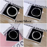 Các mẫu lắc tay bạc nam Lynn Silver, Lắc tay thiết kế chất liệu bạc ta - tặng Fullbox Pan