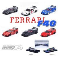 Các mẫu mô hình xe Ferrari F40 Liberty Walk LBWK tỉ lệ 1:64 Inno 64 IN64-LBWKF40-FC