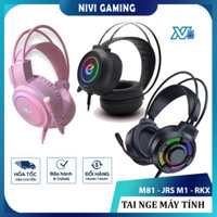 Các mẫu Tai nghe chụp tai Gaming dành cho Máy tính PC và Laptop có Mic nói chuyện , Call team