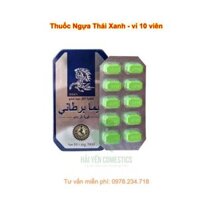 Cách dùng Ngựa Thái, Thuốc Ngựa Thái Xanh chính hãng 10 viên