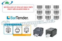 Cách in tem số nhảy trên phần mềm in tem nhãn Bartender