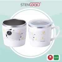 Ca/cốc/ly uống nước CÓ NẮP ĐẬY cho bé SENLOCK Hàn Quốc