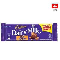 Cadbury Socola Sữa Hạnh nhân nướng