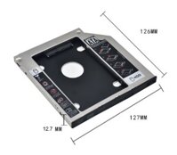 Caddy bay 12.7 SATA 3 – Khay ổ cứng thay thế ổ DVD Laptop