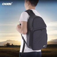 CADeN D15 Camera Sling Backpack Single-Shoulder Camera Bag Messenger Bag for Camera 3 Lenses for Pad Flash Tripod/Monopod