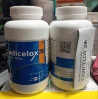 Cadicelox 200mg (Celecoxib)  | Thuốc giảm đau kháng viêm không steroid (NSAID) (chai 200 viên)