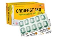 CADIFAST 180 – US_USP_Fexofenadine 180mg_Hộp/10V/16_Điều trị viêm mũi, dị ứng, ngứa, mề đay…