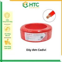 Cadivi dây điện Cadivi 1.5 đơn 7 sợi CV 1.5 - cuộn 100 mét - ĐỎ