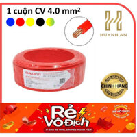 Cadivi dây điện Cadivi 4.0 đơn, 7 sợi cv 4.0 cuộn 100 mét