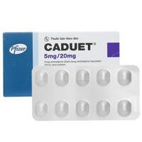 Caduet Tab 5/20, 30's điều trị phòng ngừa bệnh tim mạch ở người lớn
