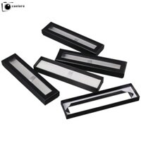 Caeiore 12 Hộp quà tặng bút rỗng, Nắp giấy màu đen, Hộp đóng gói bút chì Văn phòng