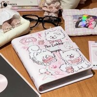 Caeiore A5 Kpop Idol Album Ảnh, Puppy PU Leather Photocard Binder, Phim Hoạt Hình 3 inch Sách Thẻ Nhỏ