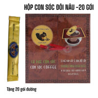 Cafe Con Sóc phin lọc Đôi Nâu( Hộp 20 phin giấy)