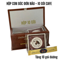 Cafe Con Sóc phin lọc Đơn Nâu( Hộp 10 phin giấy)