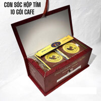 Cafe Con Sóc phin lọc Đơn Tím( Hộp 10 phin lọc)