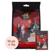 Cafe G7 3 in 1 hòa tan 800g bịch 50 gói 								 								Tình trạng: 									 									Còn hàng