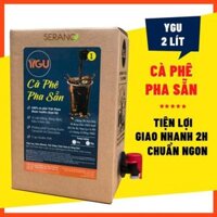 Cafe Nguyên Chất Pha Sẵn YGU – Uống Liền – Đóng Gói Vô Trùng – Gu Việt