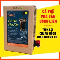 Cafe nguyên chất rang mộc pha sẵn uống liền YGU 2l nước cốt cà phê đặc không đường, pha cà phê đen