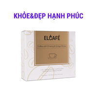 Cafe nhân sâm và bạch quả - Cafe Elcafe Ginseng Elken – 20 gói/hộp