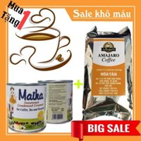 CAFE SẠCH 100% NGUYÊN CHẤT RANG MỘC ROBUSTA + Arabica . MUA 1KG TẶNG 1 LON SỮA ĐẶC MAIKA CHUYÊN DÙNG PHA CAFE .