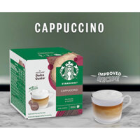 Cafe viên nén Starbucks Dolce Gusto vị Cappuccino Date 08/2025