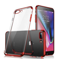 Cafele Plating Transparent Soft TPU Case For iPhone 7 Plus/8 Plus 5.5"