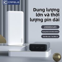 [Cafele] Sạc dự phòng lớn 20000mAh sạc nhanh 10k độ bền mỏng di động đa năng