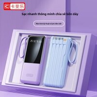 [Cafele] Sạc dự phòng nhanh 20000mAh, 10000mAh với cáp tích hợp, nguồn điện di động đa năng cho điện thoại
