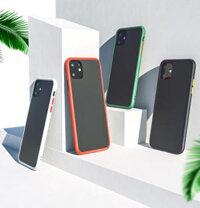CAFELE Shockproof Anti-fingerprint Ultra-thin Frosted Soft Silicon Edge+Hard PC Translucent Protective Case for iPhone 1