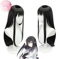 Cagjb Anime Cô Gái Ma Thuật Puella Magi Madoka Magica Homura Akemi Cosplay Tóc Giả Dài Đen Tóc Dự Tiệc Tóc Giả Cho Mahou Shoujo Truyện Tranh Con N