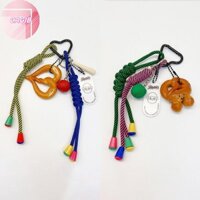 Cagjb Đào Cô Gái Tình Yêu Alkaline Nước Van Móc Khóa Mặt Dây Chuyền Túi Đồ Trang Trí Dây Điện Thoại Di Động N