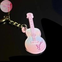 Cagjb Người Yêu Gradient Đàn Guitar Móc Khóa TS Motel Taylor Móc Khóa Ngôi Sao Swift Âm Nhạc Quà Tặng Trang Sức Móc Khóa Dành Cho Nữ N