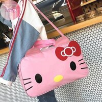 Cagjb Phim Hoạt Hình Kt Mèo Túi Tập Gym Nữ Bé Gái Dễ Thương Thể Thao Tập Thể Dục Túi Du Lịch Di Động Dung Tích Lớn Chống Thấm Nước Túi Hàng Ngày Quà Tặng N