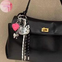 Cagjb Sáng Tạo Sanrio Hello Kitty Retro Kim Loại Mini Tình Yêu Bỏ Túi Đồng Hồ Móc Khóa Hoạt Hình Dễ Thương Ba Lô Mặt Dây Chuyền Trang Trí Quà Tặng Bất Ngờ N