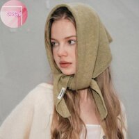 Cagjb Thời Trang Đơn Giản Hình Tam Giác Khăn Cho Nữ Bé Gái Đa Năng Ấm Khăn Đa Năng Màu Trơn Khăn Khăn Mùa Đông Khăn Choàng Quà Tặng N