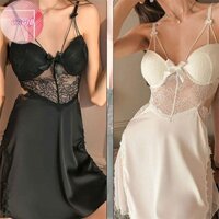 Cagjb Váy Ngủ Gợi Cảm Bộ Đồ Ngủ Nữ Đồ Ngủ Có Miếng Lót Ngực Ren Không Lưng Váy Ngủ N