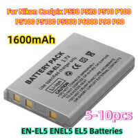 Cái 5-10 Nikon Coolpix P530 P520 P510 P100 P500 P6000 P90 P80 Pin Máy Ảnh 1600Mah En-El5 Enel5 El5