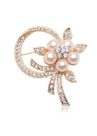 Cài Áo Bông Hoa Ngọc Trai