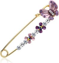 Cài áo bướm xinh đính đá lấp lánh BHC2 - TIM