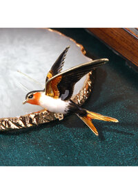 Cài áo chim én tự do rất dễ thương GC141 - Đuôi vàng