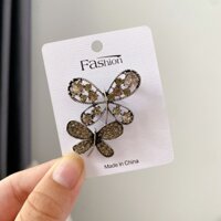 Cài áo đá bướm đen 570