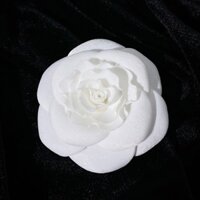 Cài áo hoa lụa trắng 116